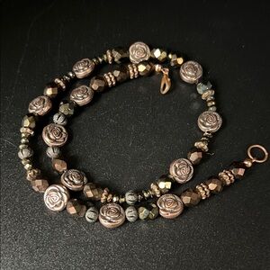 Vintage Costume Jewelry 18" Necklace Statement Piece